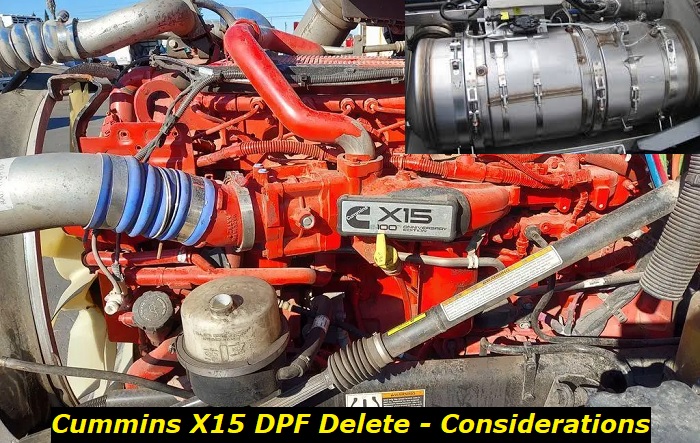 cummins x15 delete